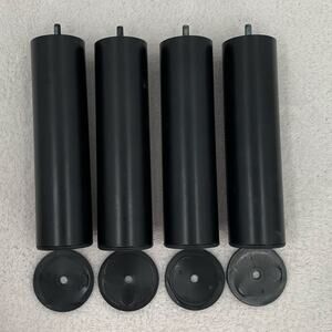 9" Metal Replacement Legs Set of 4 M8 x 1.25 Thread for Adjustable Bed